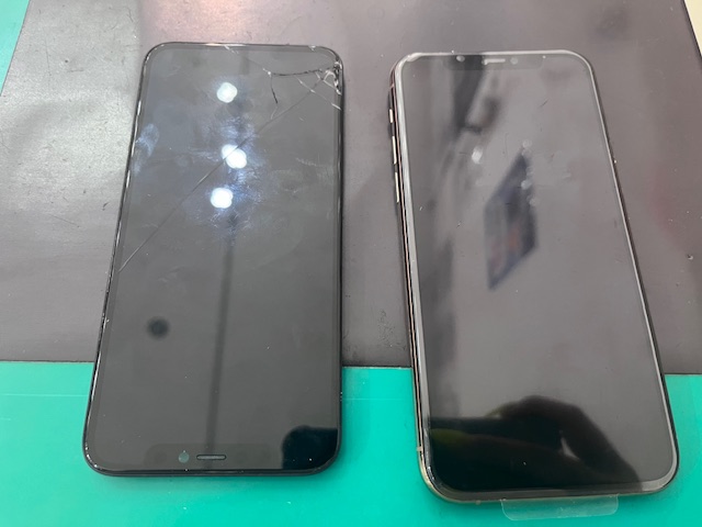 🔧📱iPhone11pro(アイフォン11プロ)画面割れ・液晶漏れ・液晶割れ修理📱🔧